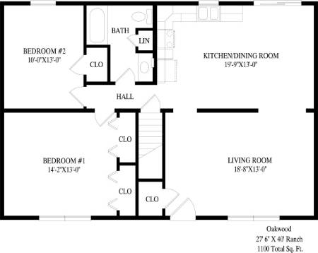 Oakwood Modular Home Floor Plan